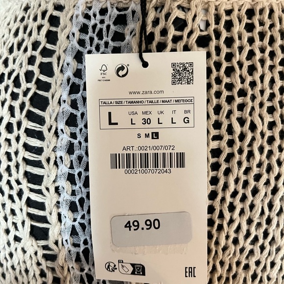 Zara sweater NWT - Picture 4 of 5